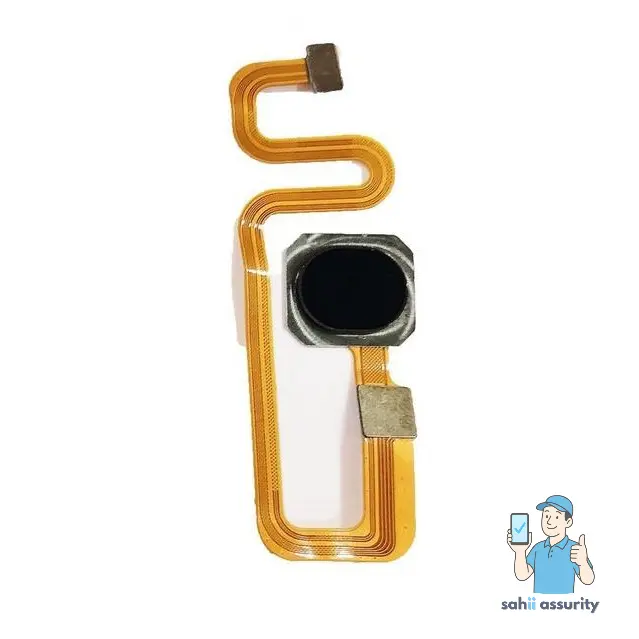 Fingerprint Sensor with Flex Cable for Oppo F7 Black